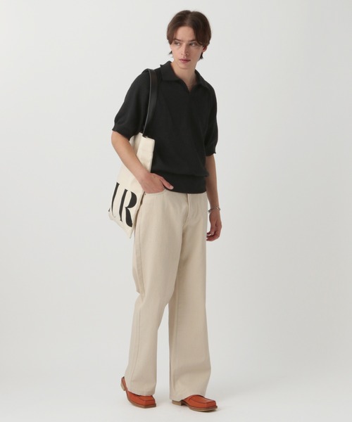 LURAKU】dry touch knit polo shirt / ドライタッチニット