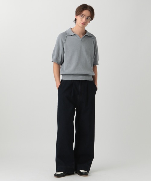【LURAKU】ドライタッチニットポロシャツ LURAKU】dry touch knit polo shirt / ドライタッチニット