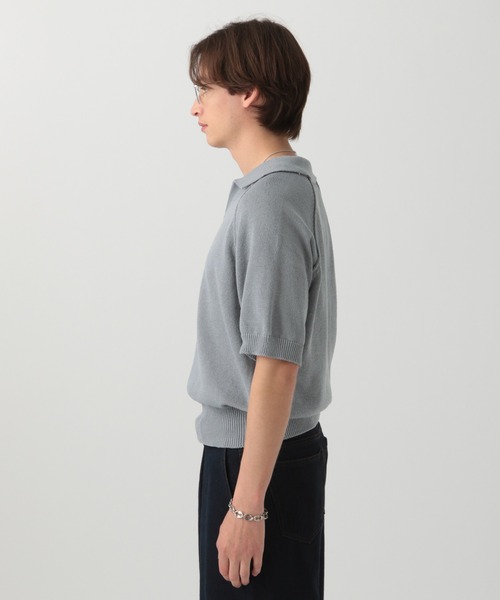 【LURAKU】ドライタッチニットポロシャツ LURAKU ポロシャツ 「LURAKU」dry touch knit polo shirt