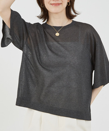 abahouse mavie | シアーニットプルオーバー/夏服(ニット/セーター)