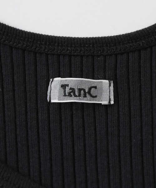 plage（プラージュ）の「TanC TOKYO / タンクトウキョウ SKIN TOP（タンクトップ・レディース・ブラック/アイボリー・FREE）」の15枚目の写真