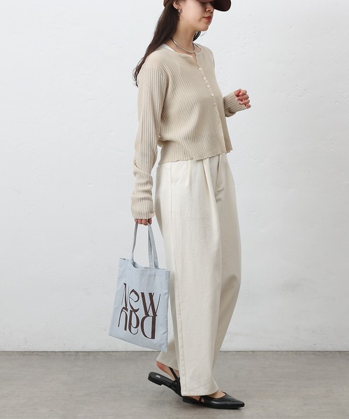 COLONY 2139（コロニートゥーワンスリーナイン）の「ナイロンショートハンドバッグ（ハンドバッグ・レディース・アイボリー/サックスブルー/モカ・FREE）」の12枚目の写真