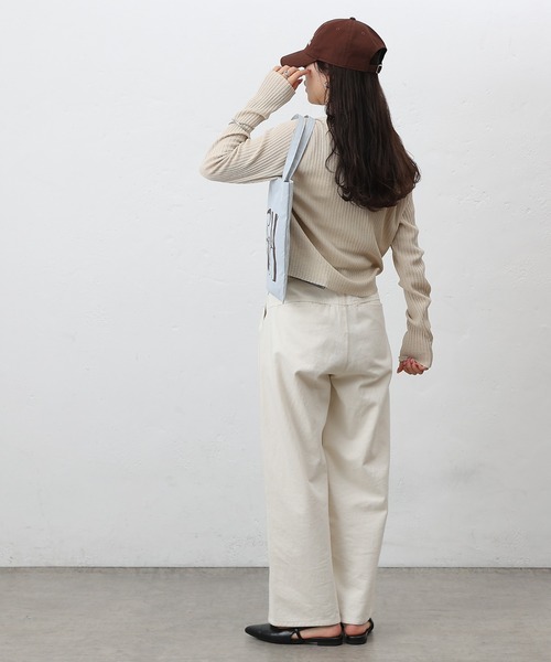 COLONY 2139（コロニートゥーワンスリーナイン）の「ナイロンショートハンドバッグ（ハンドバッグ・レディース・アイボリー/サックスブルー/モカ・FREE）」の14枚目の写真