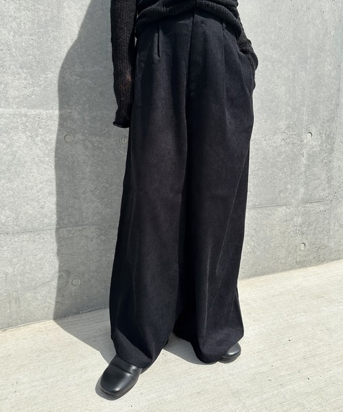 RNA-N 23aw コーデュロイワイドストレート●M●グレージュ RNA-N 23aw コーデュロイワイドストレート○M○グレージュ
