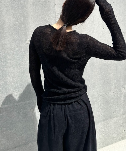 select MOCA by son（セレクトモカバイソン）の「コーデュロイワイドストレートスラックス（スラックス・レディース・チャコール/ブラウン/ブラック・MEDIUM/LARGE）」の16枚目の写真