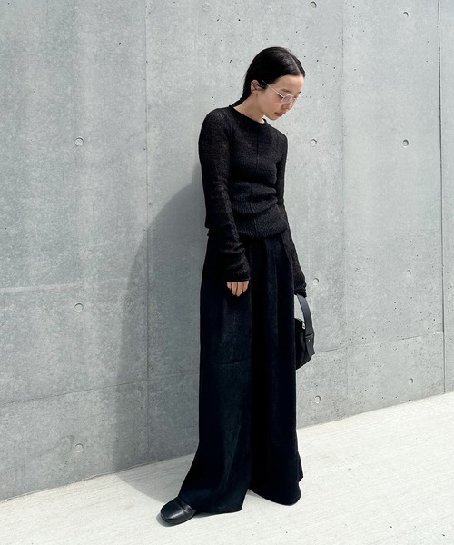 セール】コーデュロイワイドストレートスラックス（スラックス