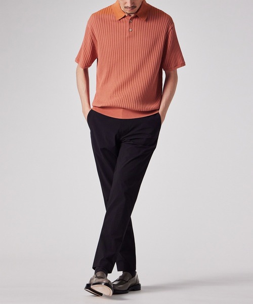 Paul Smith(ポールスミス)の「ワイドリブ 半袖ニットポロ / 153400 267Z(ニット/セーター・メンズ・インディゴブルー/ピンク/ブラック・LARGE/MEDIUM/X-LARGE)」の21枚目の写真