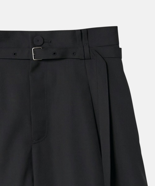 LE CIEL BLEU(ルシェルブルー)の「タックフロントショーツ / Tucked Front Shorts(その他パンツ・レディース・グレー/ブラック・36/34/38)」の3枚目の写真
