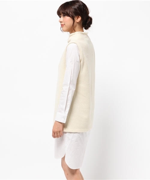 OUTLET（アウトレット）の「【Sheta】ドッキングワンピース（ワンピース・レディース・ブラック/オフホワイト・FREE）」の4枚目の写真