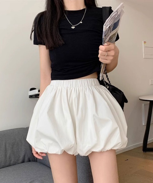 Malbon ホワイト パンツスカートサイズM Malbonの36バケットスカート（White）をレンタル - レディース