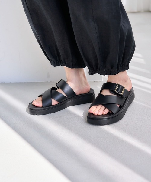 studio CLIP（スタディオクリップ）の「【軽量】軽らくベルトサンダル（サンダル・レディース・ブラウン/ブラック/その他1/その他2・MEDIUM/LARGE/SMALL）」の10枚目の写真