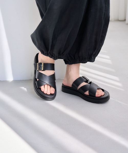 studio CLIP（スタディオクリップ）の「【軽量】軽らくベルトサンダル（サンダル・レディース・ブラウン/ブラック/その他1/その他2・MEDIUM/LARGE/SMALL）」の12枚目の写真