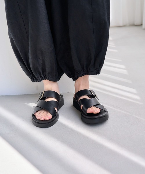 studio CLIP（スタディオクリップ）の「【軽量】軽らくベルトサンダル（サンダル・レディース・ブラウン/ブラック/その他1/その他2・MEDIUM/LARGE/SMALL）」の14枚目の写真