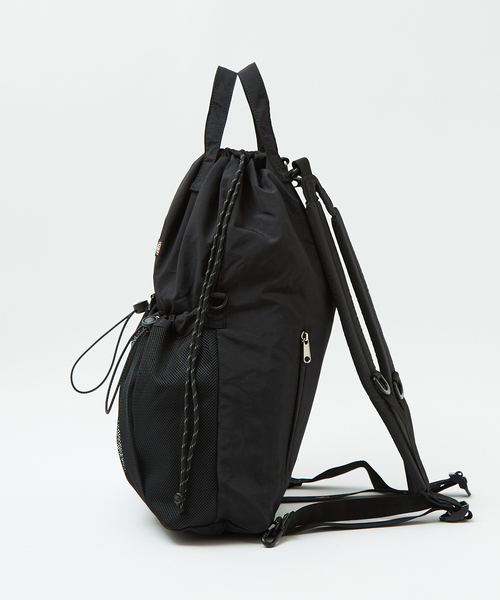 Dickies（ディッキーズ）の「【DICKIES/ディッキーズ】3WAY MP DS SACK 80976100/ドローストリングデザイン/スポーティ/カジュアル/ナップザック【WEB限定】（バックパック/リュック・メンズ・アイボリー/グレー/ブラック・フリー）」の15枚目の写真