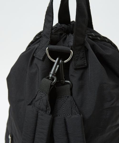 Dickies（ディッキーズ）の「【DICKIES/ディッキーズ】3WAY MP DS SACK 80976100/ドローストリングデザイン/スポーティ/カジュアル/ナップザック【WEB限定】（バックパック/リュック・メンズ・アイボリー/グレー/ブラック・フリー）」の20枚目の写真