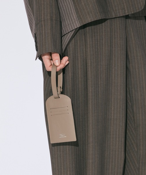 beautiful people(ビューティフルピープル)の「baggage tag medium(その他小物・レディース・ブラック/グレイッシュベージュ/グレー・FREE)」の3枚目の写真