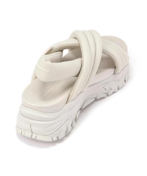 NATURAL BEAUTY BASIC（ナチュラルビューティーベーシック）の「【AKIII CLASSIC】SUMMER BANG サンダル（サンダル・レディース・ブラック/オフホワイト・24.0cm/23.0cm）」の7枚目の写真