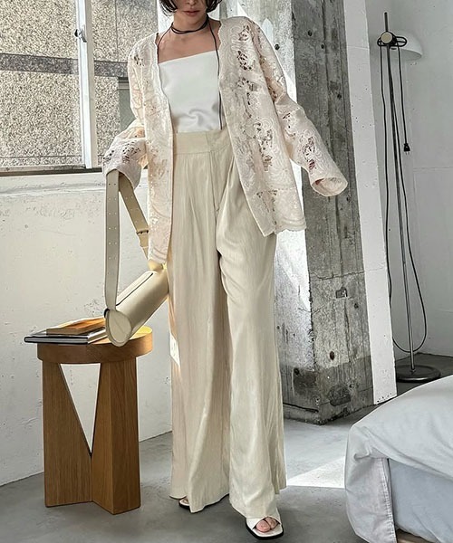 WILLFULLY（ウィルフリー）の「scalloped patchwork lace SH/JK