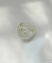 VitaFelice（ヴィータフェリーチェ）の「ラウンドクリアカラーリング クリアリング マーブル ニュアンスカラー（リング）」