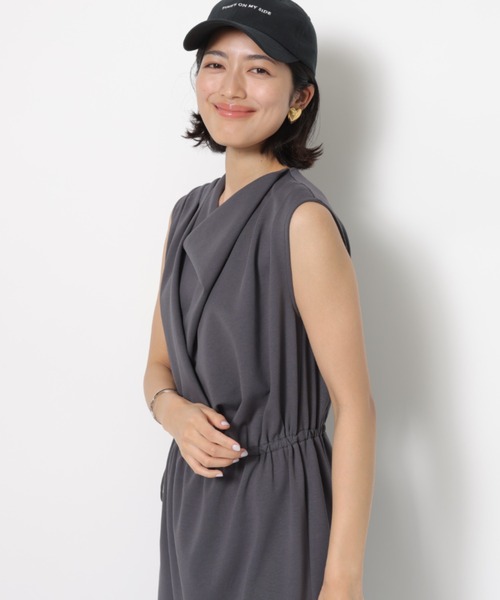 JUSGLITTY（ジャスグリッティー）の「ドレープネックカットワンピース