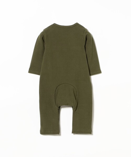 こども ビームス（コドモビームス）の「ベビー リブ カバーオール 2025FW（70～80cm）（ロンパース・キッズ・ブルー/パープル系その他4/オリーブ・70/80）」の13枚目の写真