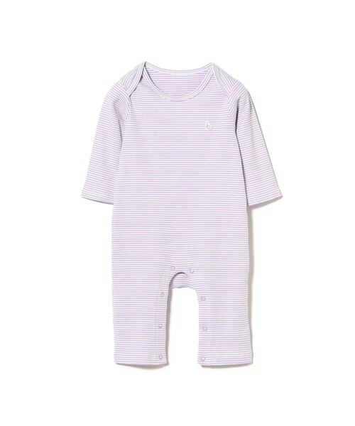 こども ビームス（コドモビームス）の「ベビー リブ カバーオール 2025FW（70～80cm）（ロンパース・キッズ・ブルー/パープル系その他4/オリーブ・70/80）」の18枚目の写真