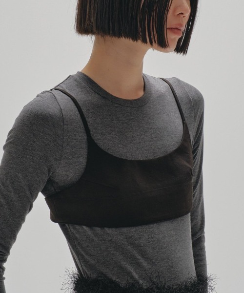 TODAYFUL(トゥデイフル)の「TODAYFUL Back Gather Bustier 12420419(その他アンダーウェア/インナー・レディース・ブラック/オフホワイト・FREE)」の2枚目の写真