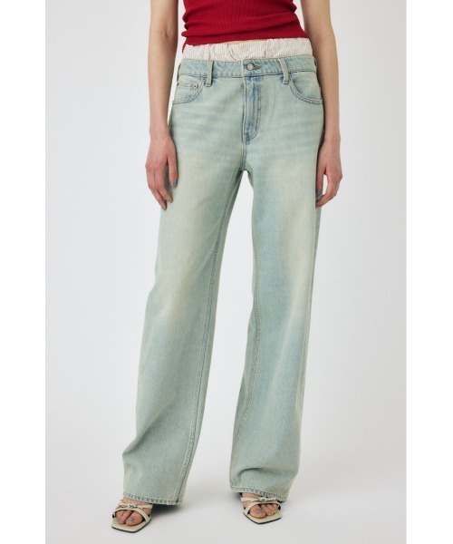 【新発売】今週の市販 セール】BOXER LAYERED STRAIGHT（デニムパンツ）｜MOUSSY パンツ