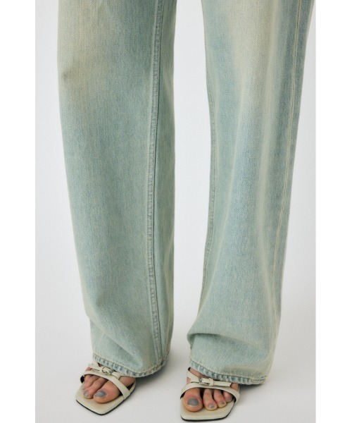 MOUSSY(マウジー)の「BOXER LAYERED STRAIGHT(デニムパンツ・レディース・ブラック/ライトブルー・0/1/2)」の21枚目の写真