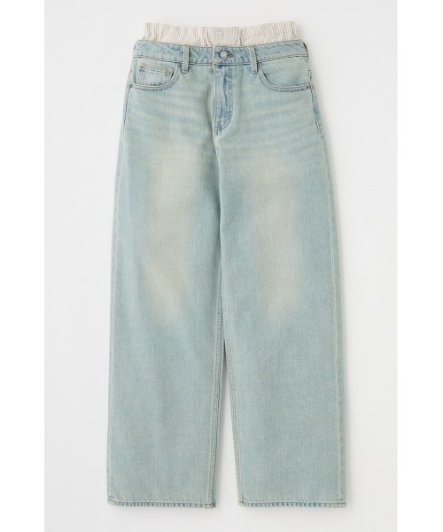 セール】BOXER LAYERED STRAIGHT（デニムパンツ）｜MOUSSY