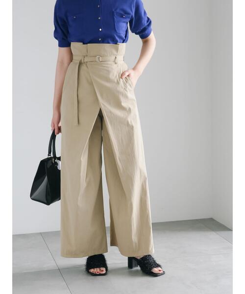 セール】ハイウエストワイドチノパンツ《2025summer catalog