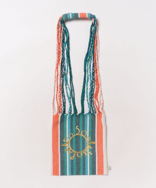 チャイハネ（チャイハネ）の「【チャイハネ】スーラジンハンモックショルダーバッグ（ショルダーバッグ・レディース・グリーン/レッド/ブラック・FREE）」の3枚目の写真