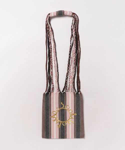 チャイハネ（チャイハネ）の「【チャイハネ】スーラジンハンモックショルダーバッグ（ショルダーバッグ・レディース・グリーン/レッド/ブラック・FREE）」の2枚目の写真