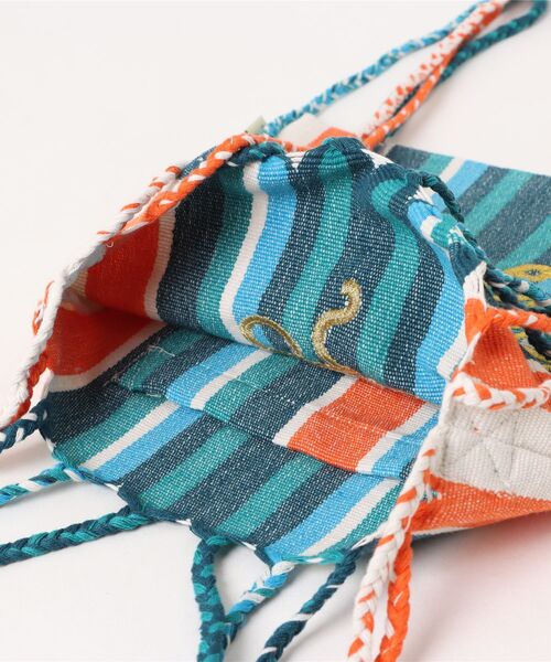 チャイハネ（チャイハネ）の「【チャイハネ】スーラジンハンモックショルダーバッグ（ショルダーバッグ・レディース・グリーン/レッド/ブラック・FREE）」の7枚目の写真