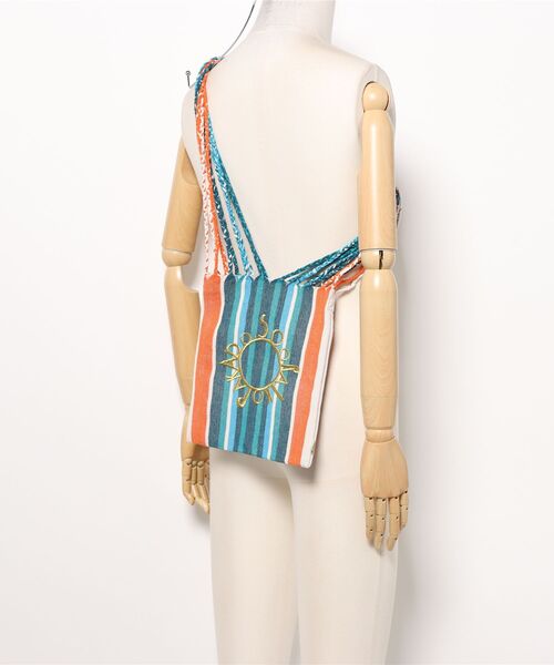 チャイハネ（チャイハネ）の「【チャイハネ】スーラジンハンモックショルダーバッグ（ショルダーバッグ・レディース・グリーン/レッド/ブラック・FREE）」の6枚目の写真