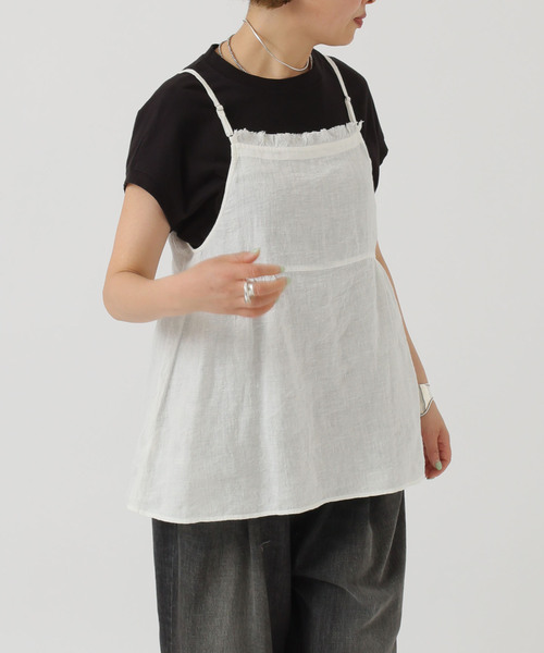 journal standard luxe 60リネン キャミブラウス journal standard luxe｜《追加予約》60リネン キャミブラウス