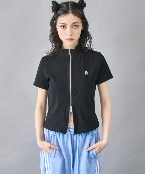 トップス T adidas（アディダス） レディース 半袖 Tシャツ W LUX CA ワッフルT