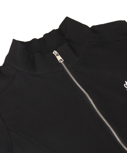 ANAP(アナップ)の「ハート ロゴ モックネック ダブルZIP 半袖 トップス(Tシャツ/カットソー・レディース・ブラック/ホワイト/グレー・FREE)」の14枚目の写真