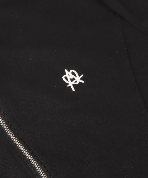 ANAP(アナップ)の「ハート ロゴ モックネック ダブルZIP 半袖 トップス(Tシャツ/カットソー・レディース・ブラック/ホワイト/グレー・FREE)」の15枚目の写真