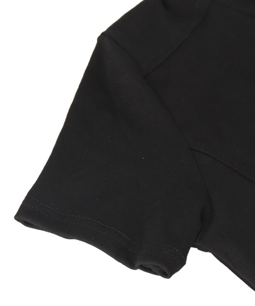 ANAP(アナップ)の「ハート ロゴ モックネック ダブルZIP 半袖 トップス(Tシャツ/カットソー・レディース・ブラック/ホワイト/グレー・FREE)」の4枚目の写真