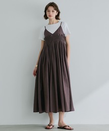 coca（coca） | ギャザーキャミワンピース(ワンピース)