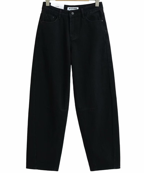Bling Leads（ブリングリーズ）の「Z)【BLINGLEADS】825404 DENIM カーブPANT（デニムパンツ・レディース・ブラック/ブルー/ケミカルウォッシュ・FREE）」の14枚目の写真