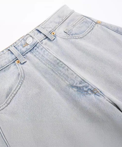 Bling Leads（ブリングリーズ）の「Z)【BLINGLEADS】825404 DENIM カーブPANT（デニムパンツ・レディース・ブラック/ブルー/ケミカルウォッシュ・FREE）」の17枚目の写真