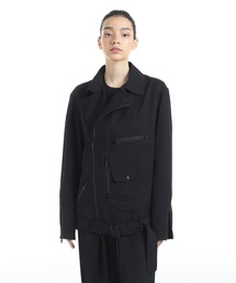 Y-3 ブラック レディース ジャケット Y-3｜ワイスリー（レディース）のテーラードジャケット