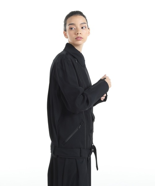 Y-3(ワイスリー)の「Y-3 RAYON TWILL BLOUSON(ブルゾン・レディース・ブラック・LARGE/MEDIUM/SMALL/X-SMALL/XX-SMALL)」の3枚目の写真