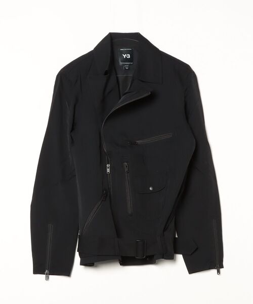 Y-3(ワイスリー)の「Y-3 RAYON TWILL BLOUSON(ブルゾン・レディース・ブラック・LARGE/MEDIUM/SMALL/X-SMALL/XX-SMALL)」の5枚目の写真