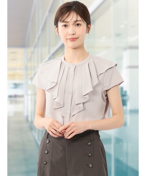 セール】【ストレッチ】m.f.エディトリアルレディース フリル