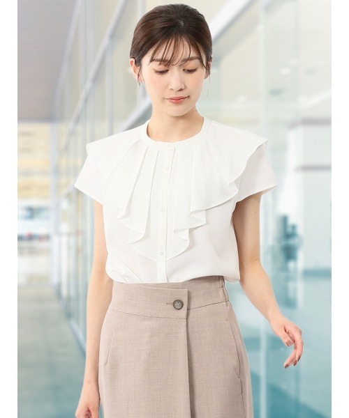 セール】【ストレッチ】m.f.エディトリアルレディース フリル