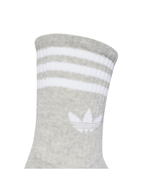 adidas(アディダス)の「adidas アディダス U 3S CREW S 3P 3Pソックス JV7403 WHIT/MEDI/BLAC(ソックス/靴下・メンズ・ホワイト・SMALL/MEDIUM/LARGE)」の3枚目の写真