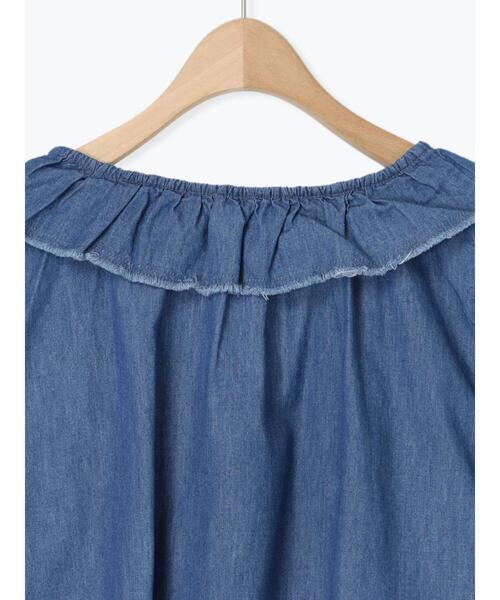 SM2(エスエムツー)の「デニムフリルベスト(ベスト・レディース・サックスブルー/ブラック/ブルー・F)」の18枚目の写真